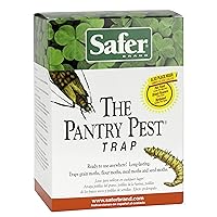 Safer Brand 05140 Pantry Moth Pest Trap and Killer for Grain, Flour, Meal and Seed Moths - 2 Traps