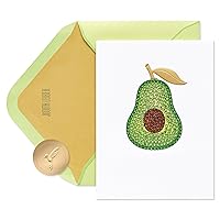 Papyrus Judith Leiber Blank Card for Her (Gemmed Avocado)