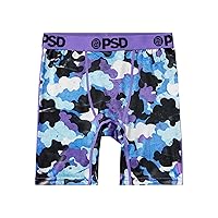 PSD Youth Boy's Camo Print Boxer Briefs - Breathable and Supportive Kids Underwear with Moisture-Wicking Fabric