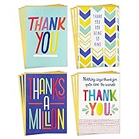 Hallmark Thank You Cards Assortment, Thanks a Million (12 Cards and Envelopes)