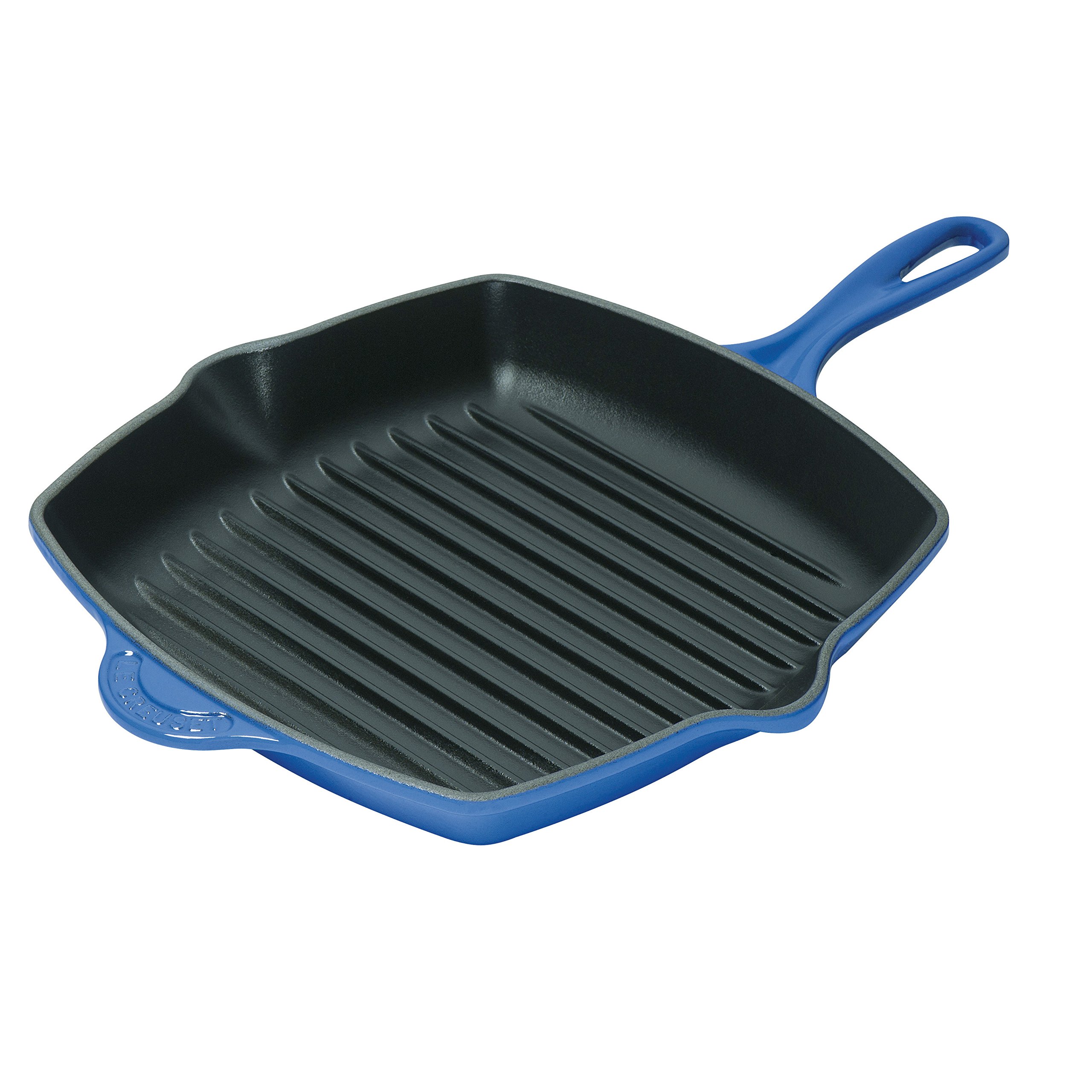 Le Creuset Enameled Cast-Iron 10-1/4-Inch Square Skillet Grill, Marseille