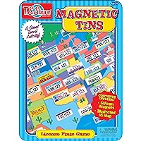 Bendon TS Shure License Plate Games Magnetic Activity Tin with Foam Magnet Sheet 50519