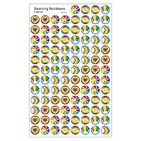 Beaming Rainbows superSpots® Stickers