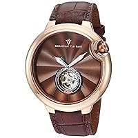 Men's CV0144 Cyclone Automatic Analog Display Quartz Brown Watch