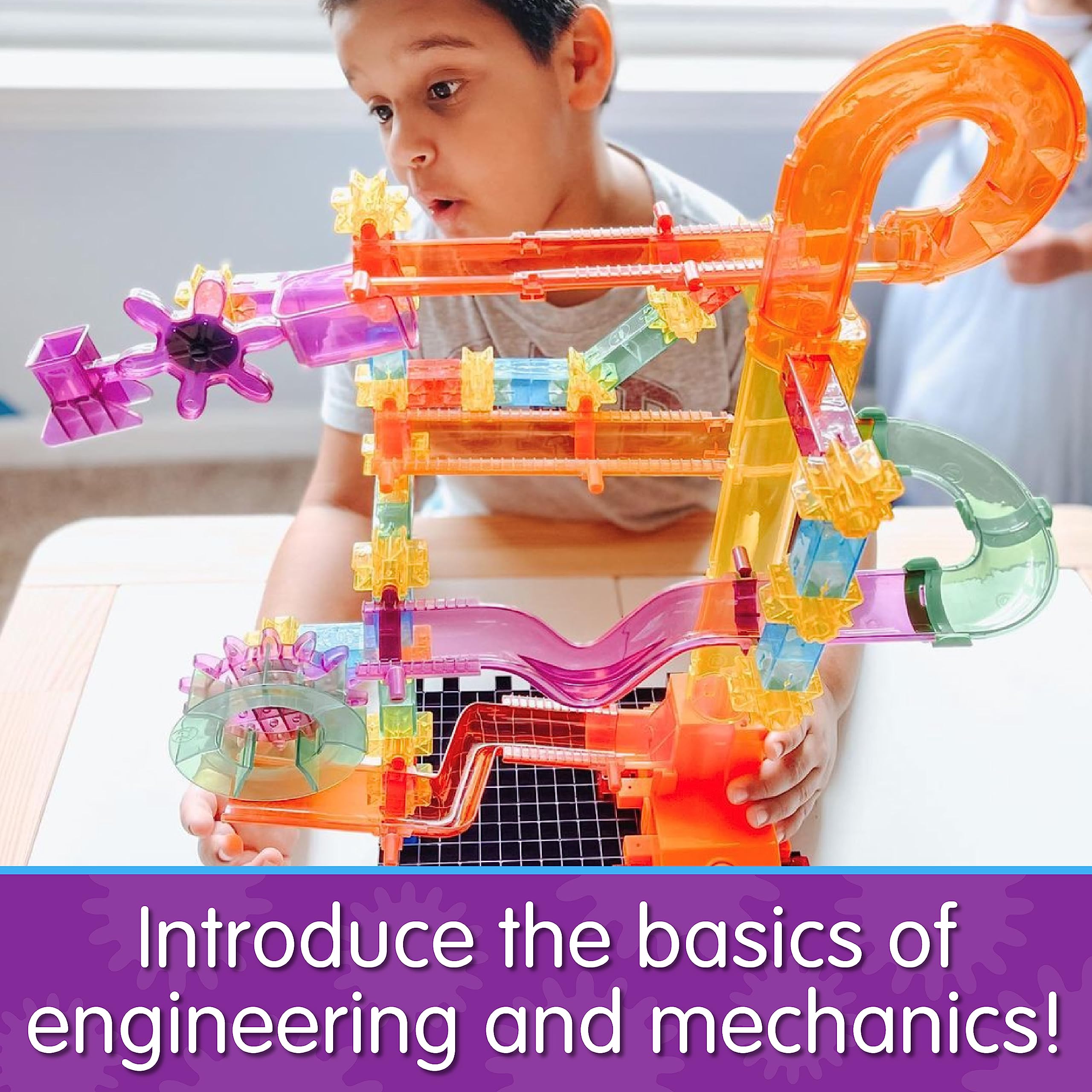 The Learning Journey: Techno Gears Marble Mania - Catapult 3.0 (80+ pcs) - Marble Run for Kids Ages 6 and Up - Award Winning Toys