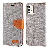 for Umidigi A13 Pro Max 5G Case, Oxford Leather Wallet Case with Soft TPU Back Cover Magnet Flip Case for Umidigi A13 Pro Max 5G (6.8”) Grey