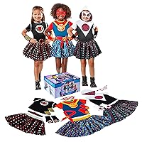 Rubie's Marvel Girl's Trunk Set (Captain Marvel, Ghost Spider, Black Widow), Small