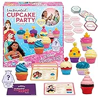 Wonder Forge Disney Princess Enchanted Cupcake Party Game - Exciting Matching Game | Fun for Kids & Adults | Ideal for Disney Princesses Enthusiasts | Two Game Modes | Top-Quality Gaming Experience