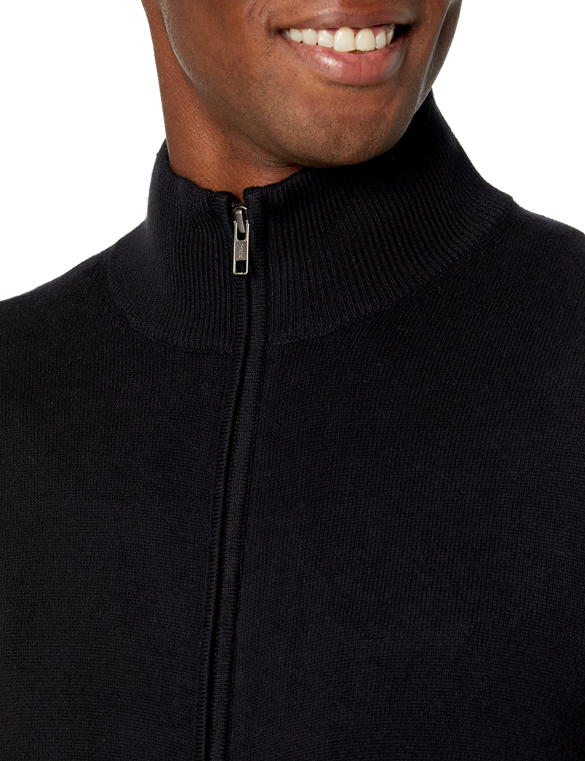 Amazon Essentials Men's Full-Zip Cotton Sweater