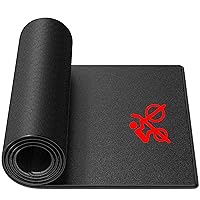 Bike Trainer Mat Compatible with Peloton Bike, for Treadmill & Row, Thickness 6mm, Bike Trainer Accessories, Under Mat Protect Hardwood Floor Carpet, for Cycling Home Gym Exercise