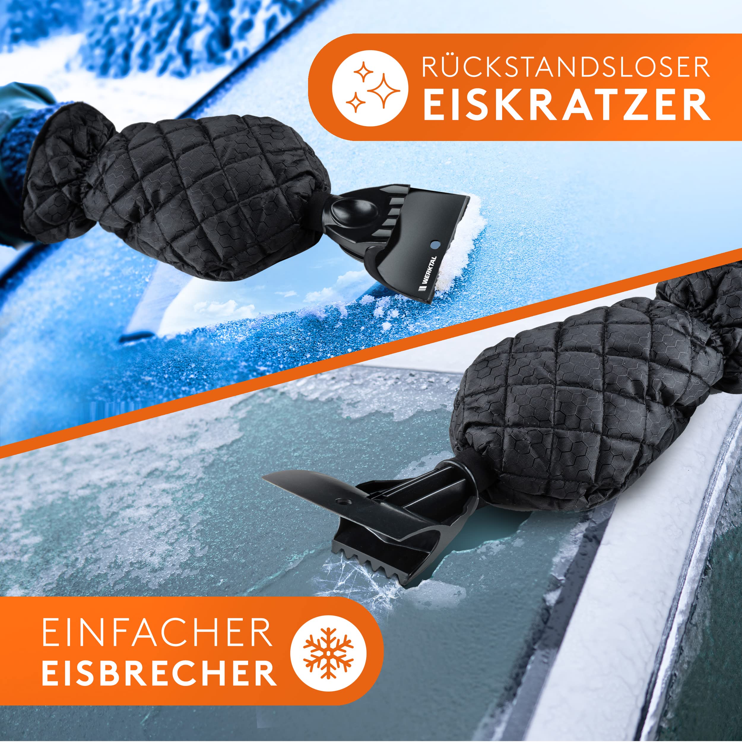 Mua WERKTAL Eiskratzer Auto - Wärmender Scheibenkratzer mit Handschuh Auto  - Ultra schneller Auto Eiskratzer - Innovativer Scheibenkratzer Auto mit  Eisbrecher Funktion - Stabiler Schneekratzer Auto trên  Đức chính  hãng 2024