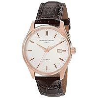 Frederique Constant Men's FC303V5B4 Index Analog Display Swiss Automatic Brown Watch