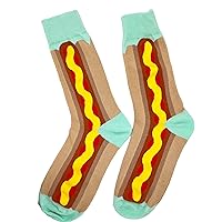 Hot Dog Womens Socks - One Size Fits All - Funny Socks Gifts For Mothers Day Birthday