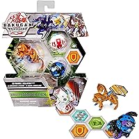 Bakugan Starter Pack 3-Pack, Fused Pharol x Gillator Ultra, Armored Alliance Collectible Action Figures