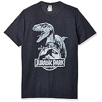 Jurassic Park Men's Big Raptor Logo T-Shirt