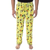 SpongeBob SquarePants Men's Pineapple House Adult Loungewear Sleep Pajama Pants