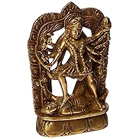 Ma Kali Statue Goddess Kali Brass Figurine 2384 (6.75