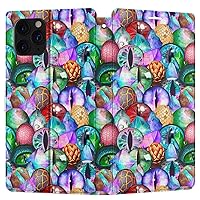 Wallet Case Replacement for Google Pixel 8 Pro 7a 6a 5a 5G 7 6 Pro 2020 2022 2023 Folio Card Holder Fantasy PU Leather Snap Dragon Eyes Crystals Cover Flip Abstract Magnetic Egg