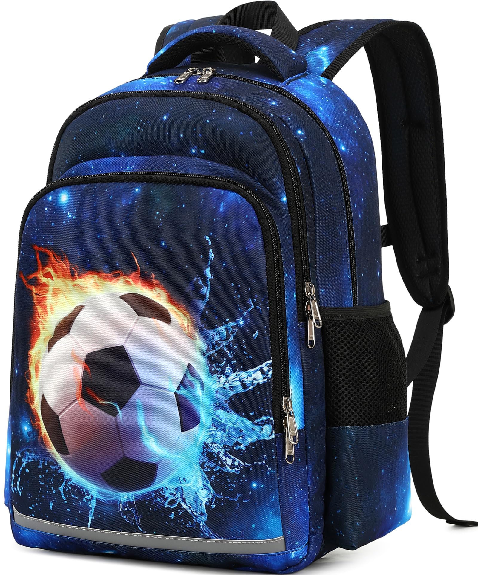 CAMTOP Soccer Backpack for School Kids Boys Backpacks Preschool Kindergarten Elementary Football Bookbag(Age 3-8 Years)