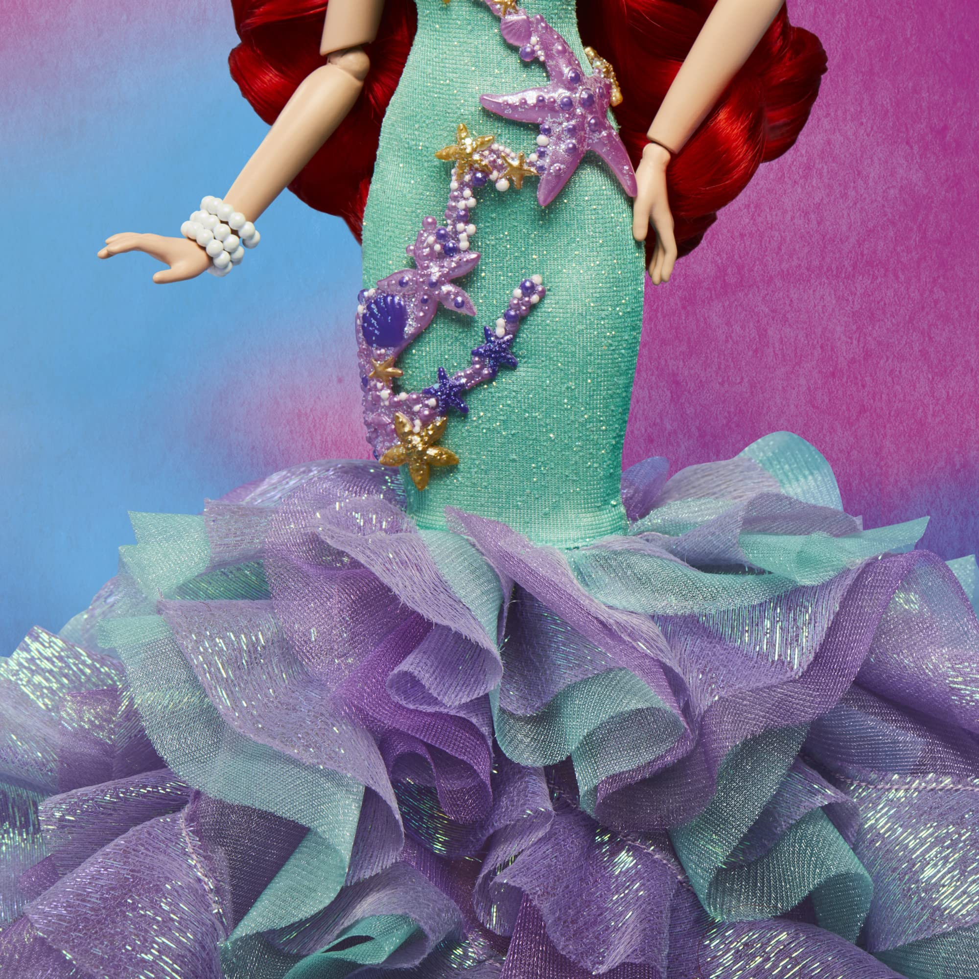 Disney Princess Style Series Ariel Fashion Doll, Deluxe Collector Doll with Accessories, The Little Mermaid Toy for Kids Ages 6 and Up