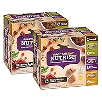 Rachael Ray Nutrish Premium Natural Wet Dog Food, Hearty Recipes Variety Pack, 8 Ounce Tub (Pack of 12)