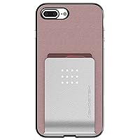 Ghostek Exec Magnetic iPhone 7 Plus, iPhone 8 Plus Wallet Case with Card Holder Slot Built-in Magnet is Perfect for Car Mount and Vent Mounts 2016 iPhone 7 Plus, 2017 iPhone 8 Plus (6.5 Inch) - Pink