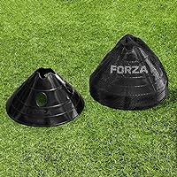 FORZA Elite Soccer SuperCone Marker Dome - Premium Set of 20 with 4 Tailored Color Variations for Precision Training Sessions