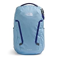 THE NORTH FACE Women's Vault Everyday Laptop Backpack, Steel Blue Dark Heather/Lapis Blue/TNF Black, One Size
