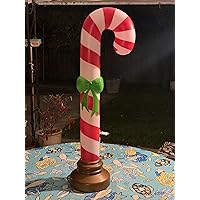 Christmas Light up 42In Blow Mold Candy Cane