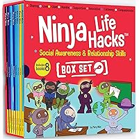 Ninja Life Hacks Social Awareness and Relationship Skills Box Set (Books 49-56: Sharing Ninja, Love Ninja, Quiet Ninja, Humble Ninja, Supportive ... Ninja, Listening Ninja, Compassionate Ninja)