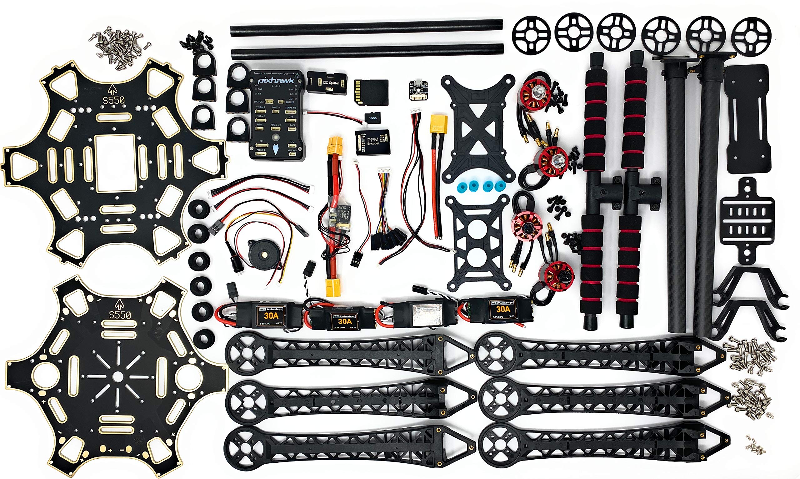 REC S550 DIY Hexacopter Drone Development kit (Value Pack)