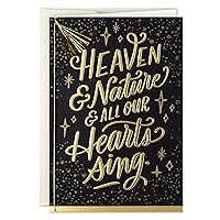 Hallmark Boxed Religious Christmas Cards, Heaven and Nature Sing (12 Cards and 13 Envelopes)