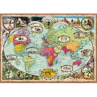 Ravensburger Bicycle Ride Around The World 1000 Piece Jigsaw Puzzle for Adults - 16995 - Every Piece is Unique, Softclick Technology Means Pieces Fit Together Perfectly, Multicolor, 27 x 19.5 inches