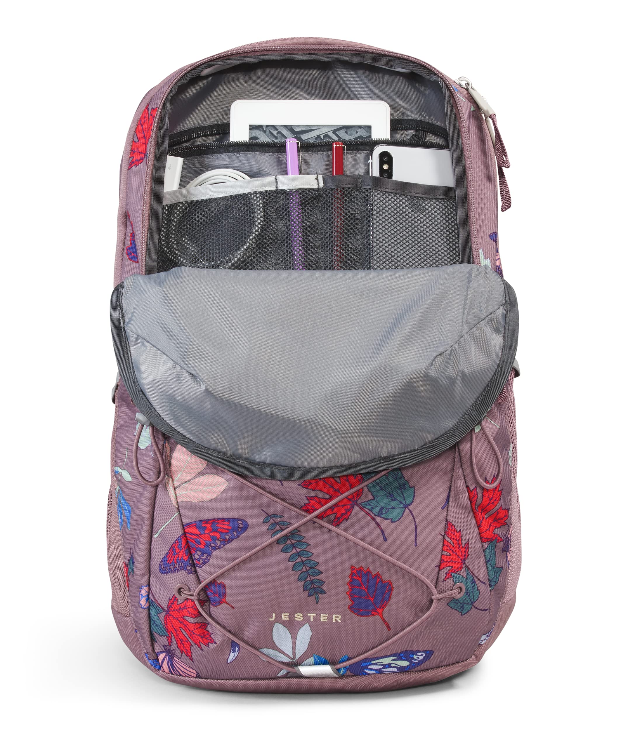 THE NORTH FACE Women's Jester Commuter Laptop Backpack, Fawn Grey Fall Wanderer Print, One Size