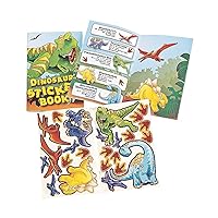 Dinosaur Sticker Books (12 Pack) 24 Stickers Each