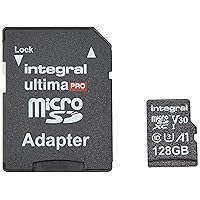 128GB Micro SD Card 4K Video Premium High Speed Memory Card SDXC Up to 100MB s Read and 50MB s Write Speed V30 C10 U3 UHS-I A1