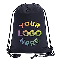 Custom Cotton Drawstring Backpacks, Your logo here Custom Cinch Sacks