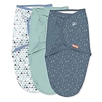 by Ingenuity Original Swaddle - Size Large, 3-6 Months, 3 Count (Pack of 1) (Mountaineer)