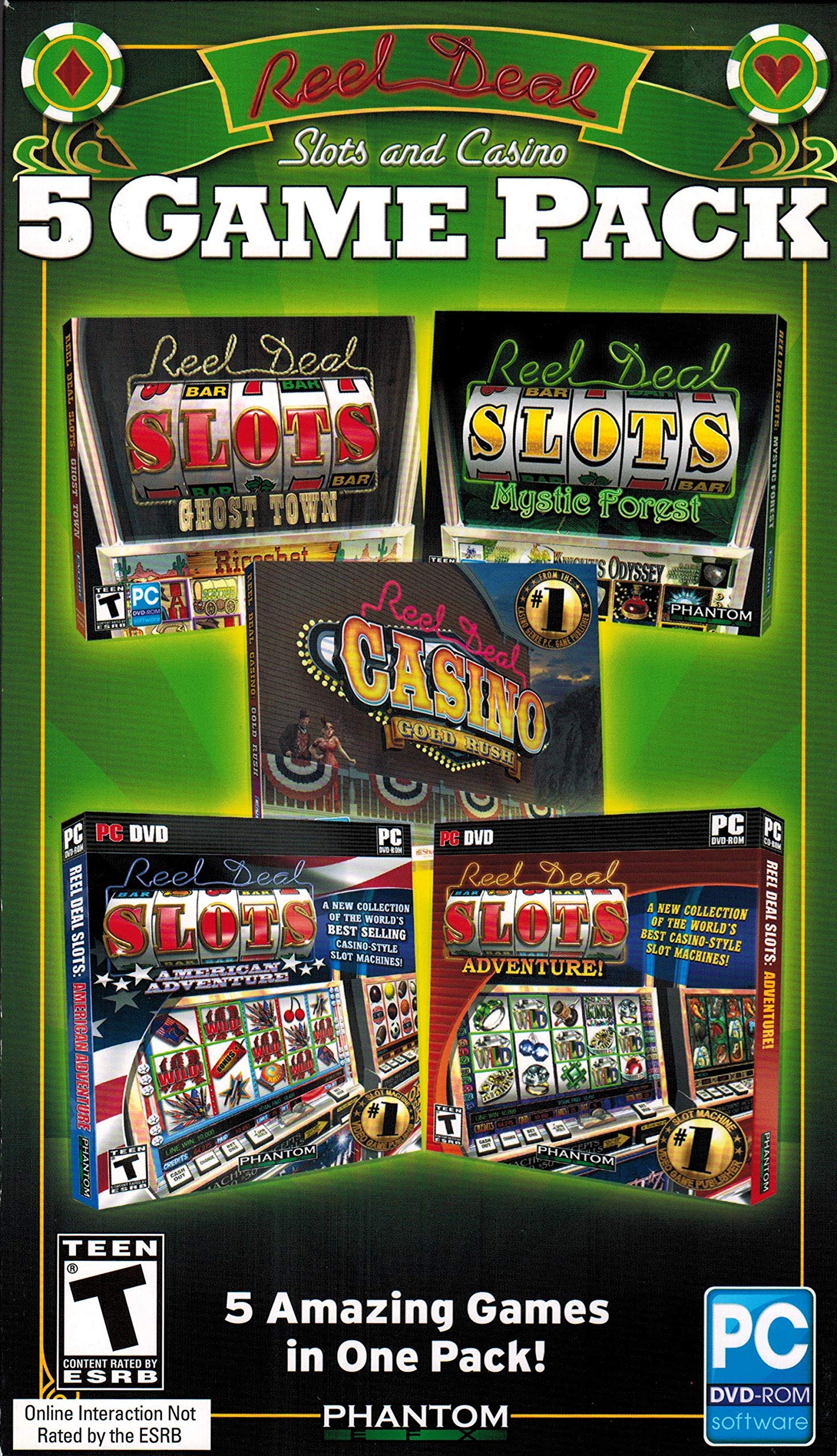 Reel Deal Slots and Casino 5 Game Pack