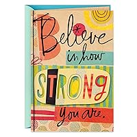 Hallmark Encouragement Card (Believe in How Strong You Are) (0399RZB1239)