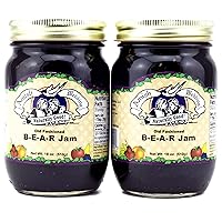 Amish Wedding Old Fashioned B-E-A-R Jam - 18 oz - 2 Jars