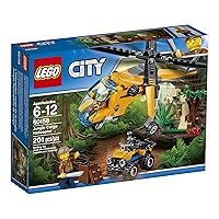 LEGO City Jungle Explorers Jungle Cargo Helicopter 60158 Building Kit (201 Piece)