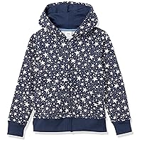 Amazon Essentials Girls and Toddlers' Fleece Zip-Up Hoodie Sweatshirt