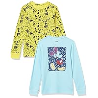 Amazon Essentials Disney | Star Wars Boys and Toddlers' Long-Sleeve Thermal T-Shirts (Previously Spotted Zebra), Pack of 2