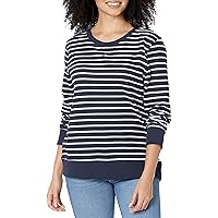 Amazon Essentials Women's French Terry Fleece Crewneck Sweatshirt (Available in Plus Size)