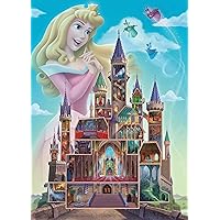 Ravensburger Disney Castle Collection: Aurora 1000 Piece Jigsaw Puzzle for Adults - 17338 - Every Piece is Unique, Softclick Technology Means Pieces Fit Together Perfectly, Multicolor, 27 x 20