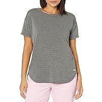 Amazon Essentials Women's Studio Relaxed-Fit Lightweight Crewneck T-Shirt (Available in Plus Size), Multipacks