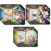 Pokemon Shining Fates All 3 Tins! Boltund V, Cramorant V, and Eldegoss V