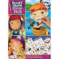 Bendon 42422 Kooky Pirates Create-a-Face Sticker Book