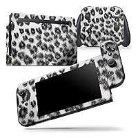 Compatible with Nintendo Switch Lite - Skin Decal Protective Scratch-Resistant Removable Vinyl Wrap Cover - Real Snow Leopard Hide